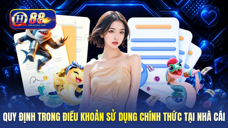 Quy định trong điều khoản sử dụng chính thức tại nhà cái